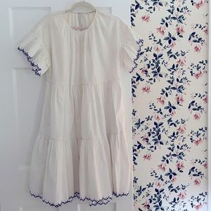 Ulla Johnson White Dress, Size 4